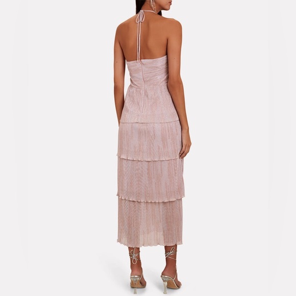 Saylor Rhonda Tiered Halter Dress - Picture 3 of 16